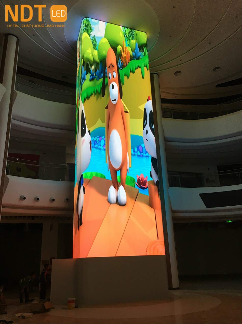 Lắp đặt màn hình led cỡ lớn tại trung tâm thương mại Vincom Mega Mall Tây Mỗ