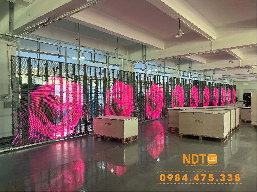 Màn hình led trong suốt