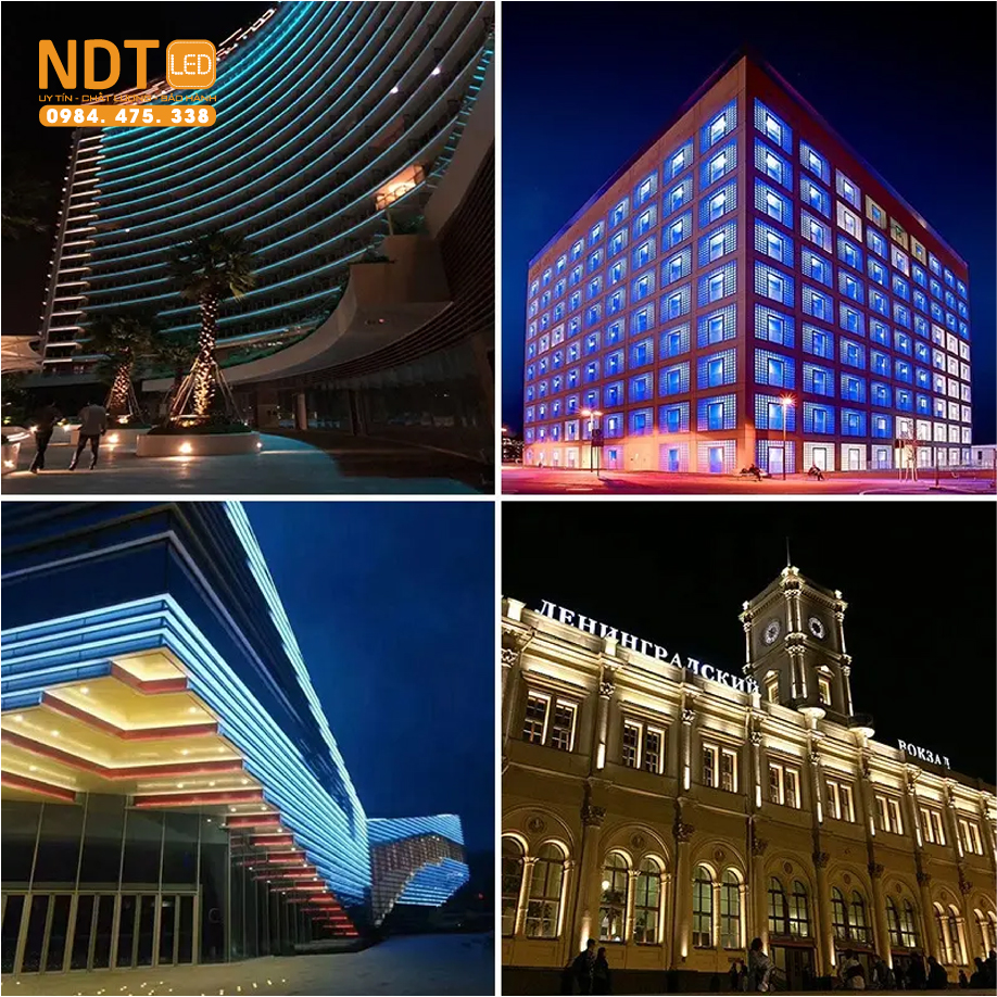 báo giá led trang trí tòa nhà