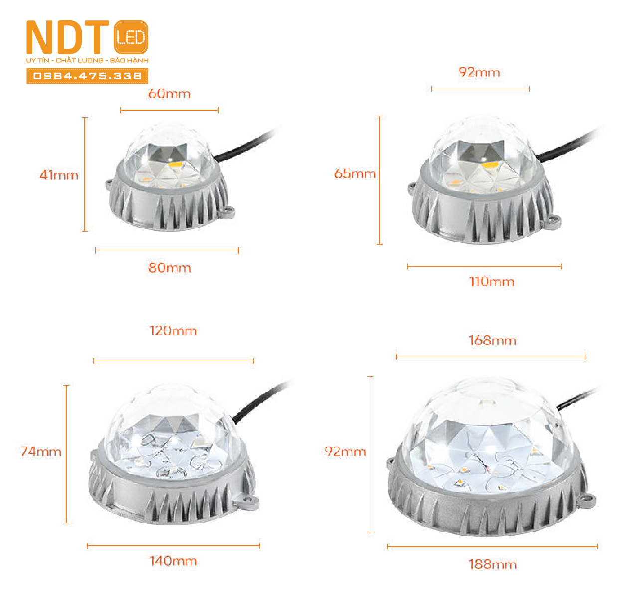 Đèn led tòa nhà